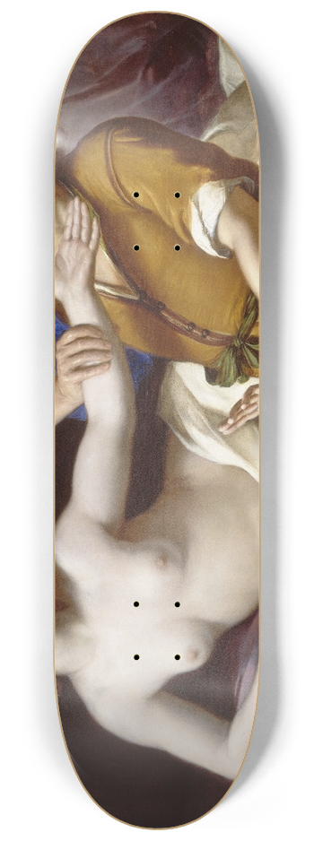 Guercino - Joseph and Potiphars Wife 8.25 inch art skate deck
