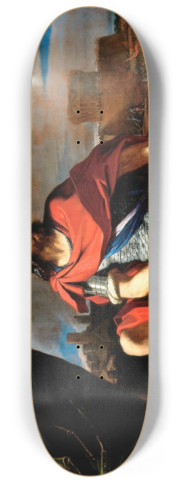 Guercino - Mars with Cupid 8.25 inch art skate deck
