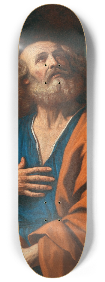Guercino - Saint Peter 8.25 inch art skate deck