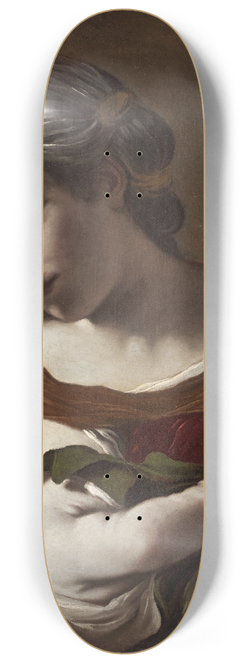 Guercino - Virgin and Child 8.25 inch art skate deck