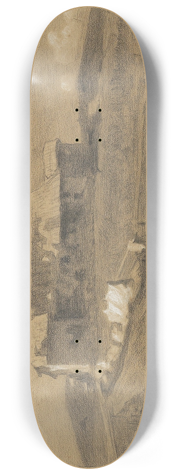 Guglielmo Ciardi - The Intersection 8.25 inch art skate deck