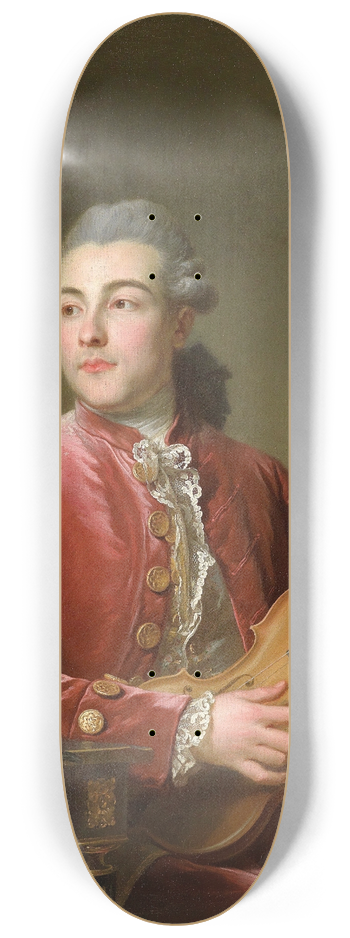 Guillaume Voiriot - Herr mit Violine 8.25 inch art skate deck