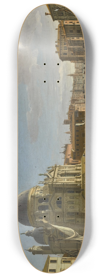Gaspar Van Wittel - Venice, Santa Maria della Salute and the entrance to the Grand Canal 8.25 inch art skate deck