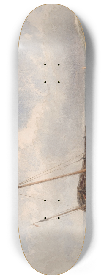Gustave Adolphe Simonau - Blankenberge 8.25 inch art skate deck