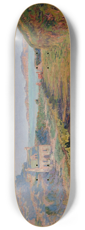 Gustave Cariot - Maison Pen ar Chastel  la pointe du Chteau, Perros-Guirrec 8.25 inch art skate deck