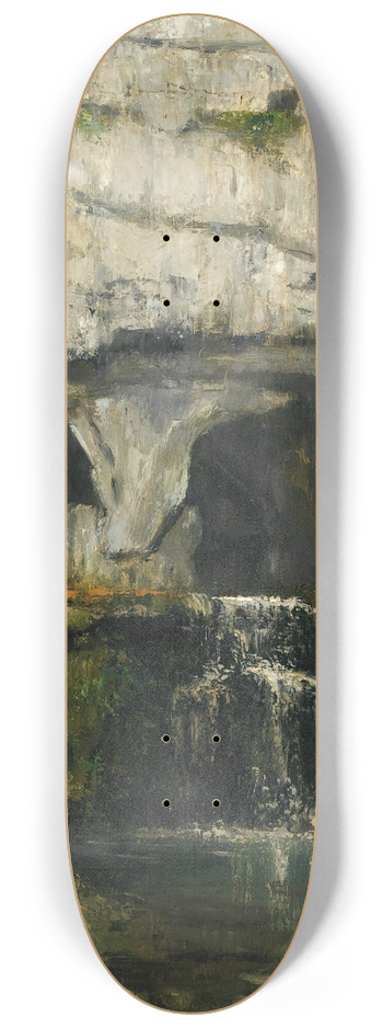 Gustave Courbet - La Source Du Lison 8.25 inch art skate deck
