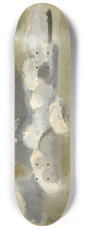 Gustave De Smet - Clouds 8.25 inch art skate deck