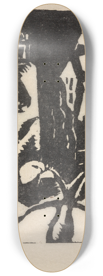 Gustave De Smet - Interior with Nude 8.25 inch art skate deck