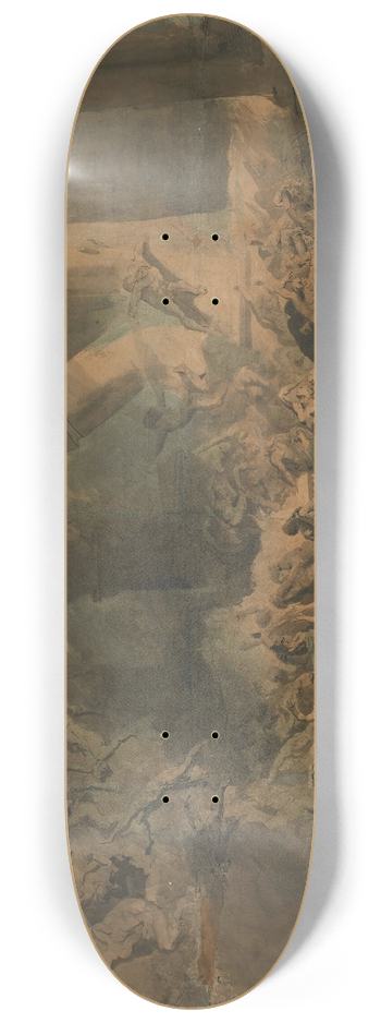 Gustave Dor - Samson dans le temple de Dagon 8.25 inch art skate deck