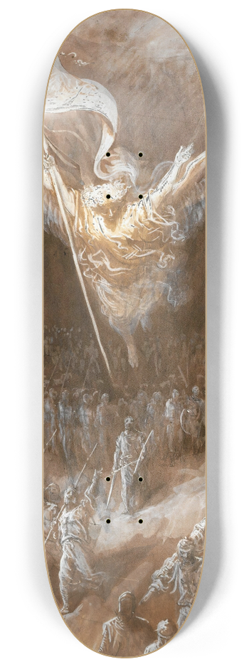 Gustave Dor - The way to Jerusalem 8.25 inch art skate deck