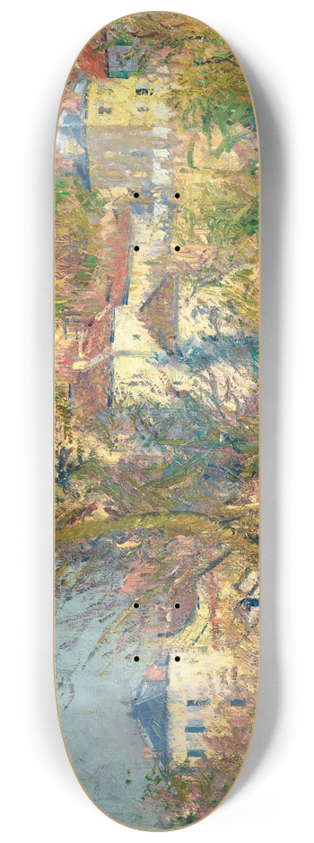 Gustave Loiseau - Lhermitage, Pruniers En Fleurs 8.25 inch art skate deck