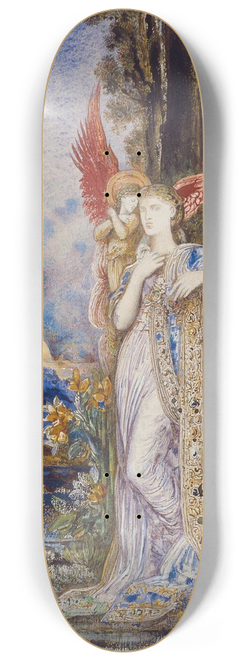 Gustave Moreau - LInspiration 8.25 inch art skate deck