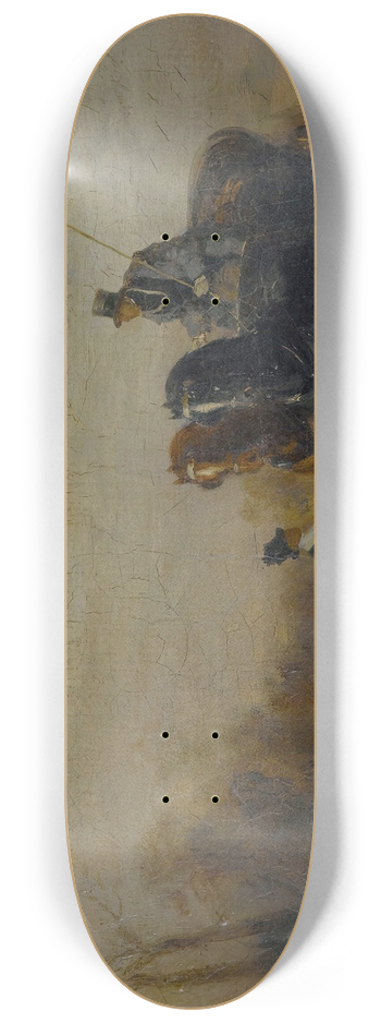 Gustave Moreau - The coach 8.25 inch art skate deck