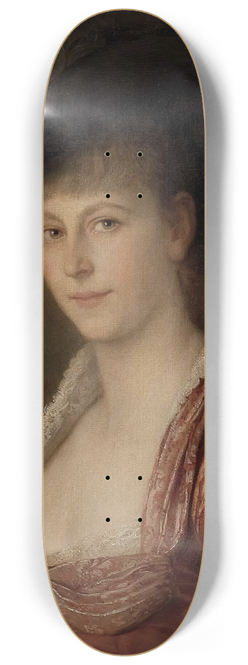 Gustav Gaul - Portrait Bertha Linda 8.25 inch art skate deck