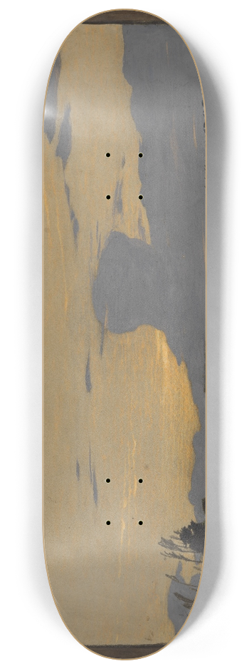 Gustav Kampmann - Abendwolken 8.25 inch art skate deck