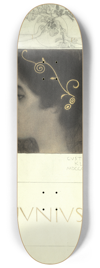 Gustav Klimt - Junius 8.25 inch art skate deck