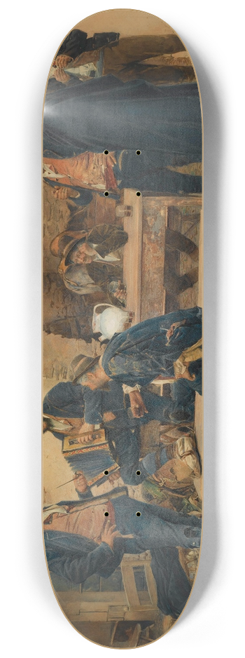 Gustavo Simoni - At The Tavern 8.25 inch art skate deck