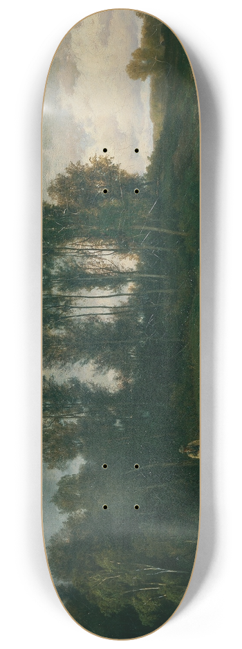 Gustav Ranzoni - Vor dem Gewitter 8.25 inch art skate deck