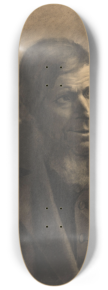 Gustav Wentzel - Bearded Man 8.25 inch art skate deck