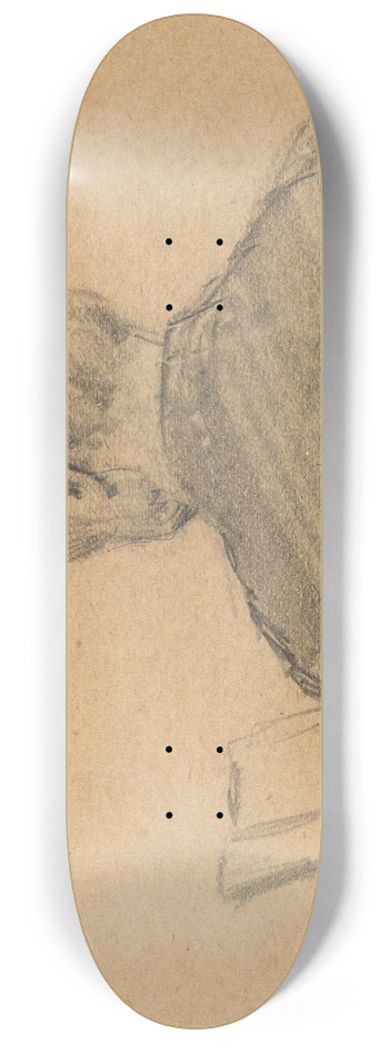 Gustav Wentzel - Figure Study 8.25 inch art skate deck
