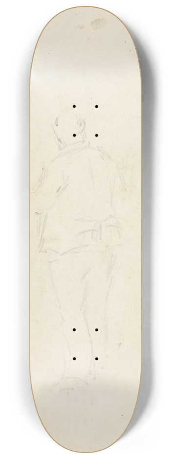 Gustav Wentzel - Figure Study 8.25 inch art skate deck