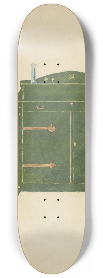 Gust van de Wall Pern - Ontwerp voor een buffetkast 8.25 inch art skate deck