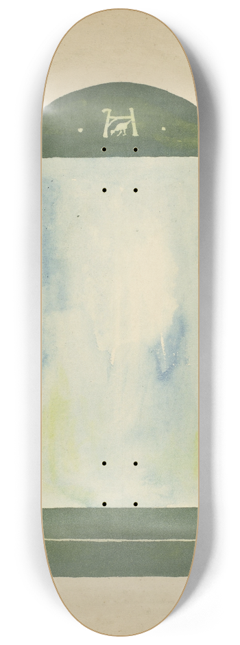 Gust van de Wall Pern - Ontwerp voor een spiegel 8.25 inch art skate deck