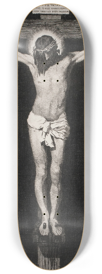 G.V. Blom - Kristus p korset 8.25 inch art skate deck