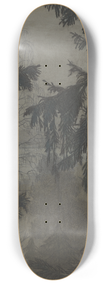 Gza Marti - Trees atHvittrask 8.25 inch art skate deck