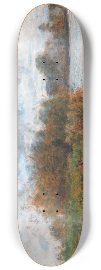 Gza Mszly - A River Landscape 8.25 inch art skate deck