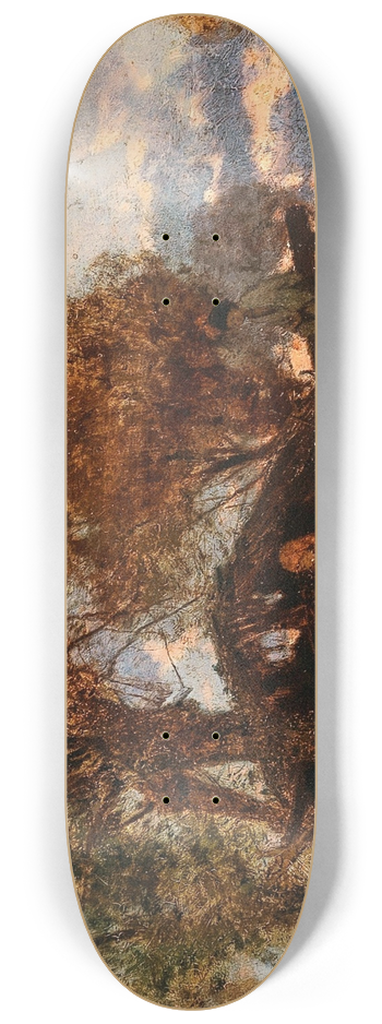 Gza Mszly - A Vast Landscape in the Evening Light 8.25 inch art skate deck