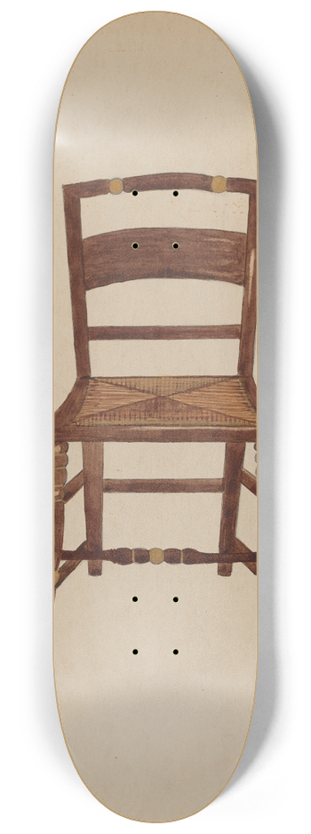 Genevieve Sherlock - Hitchcock Chair 8.25 inch art skate deck