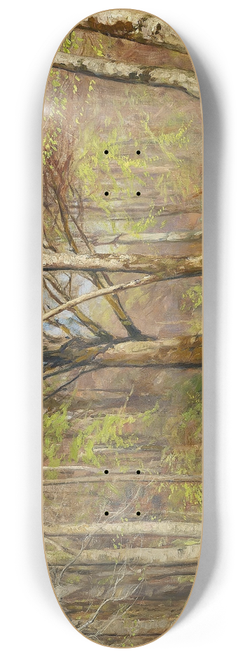 Hans Andersen Brendekilde - Brn i forrsskoven. Anemonerne er sprunget ud 8.25 inch art skate deck