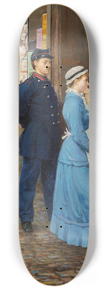 Hans Andersen Brendekilde - Frste November 8.25 inch art skate deck