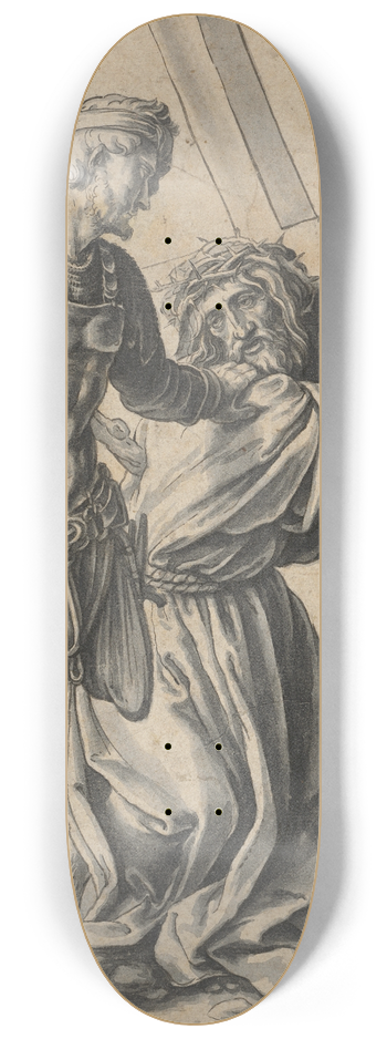 Hans Bock the Elder - Christi Kreuztragung 8.25 inch art skate deck