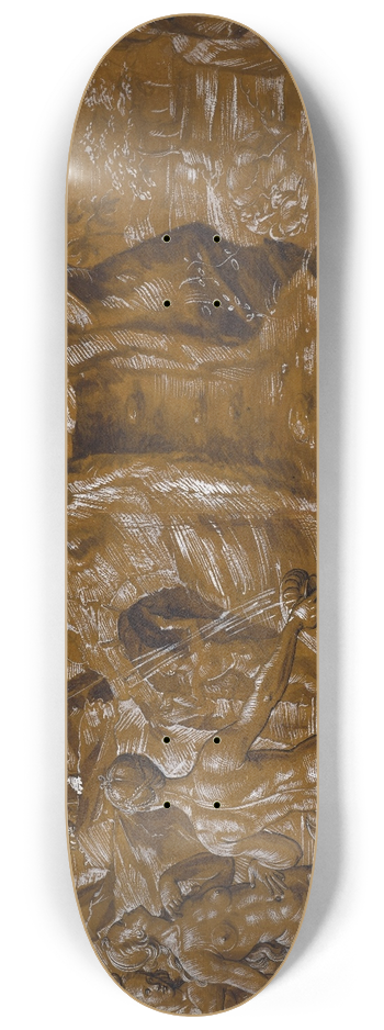 Hans Bock the Elder - Diana and Actaeon 8.25 inch art skate deck