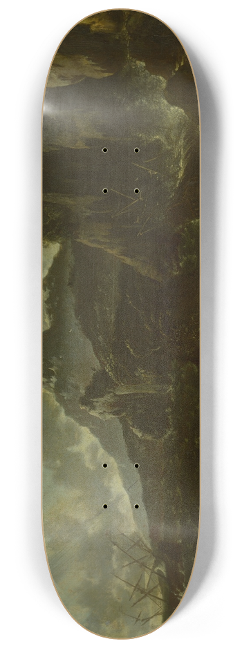 Hans de Jode - Shipwreck in a Storm 8.25 inch art skate deck