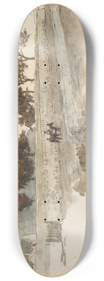 Hans Gude - Fra Corrie, Arran 8.25 inch art skate deck