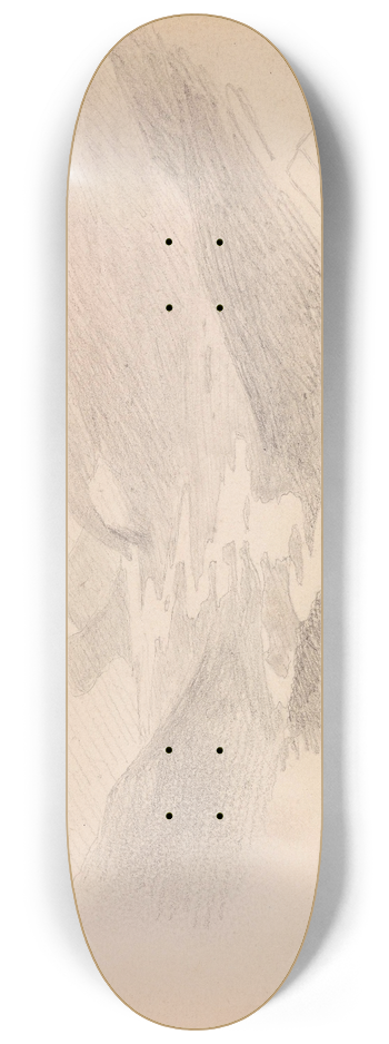 Hans Gude - Fra Garnss 8.25 inch art skate deck