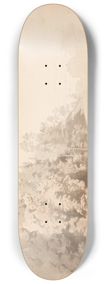 Hans Gude - Fra Ljan 8.25 inch art skate deck