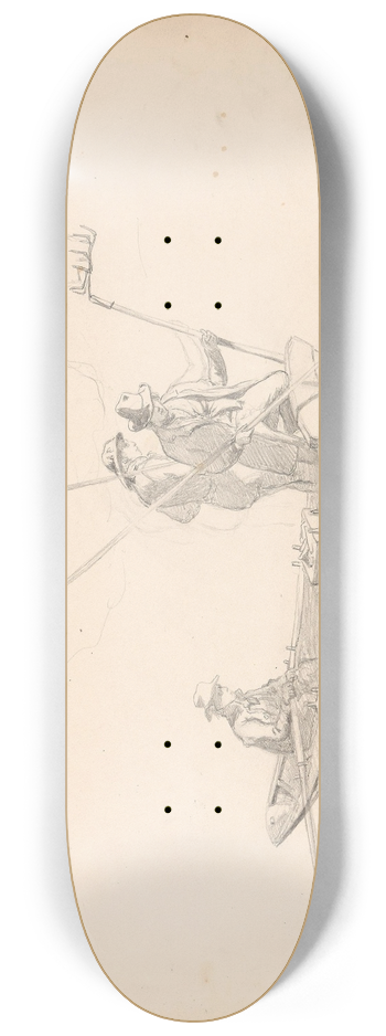 Hans Gude - Lystring fra pram 8.25 inch art skate deck