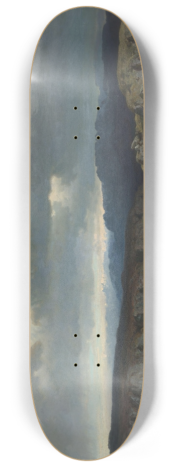 Hans Gude - Norwegian Highlands 8.25 inch art skate deck