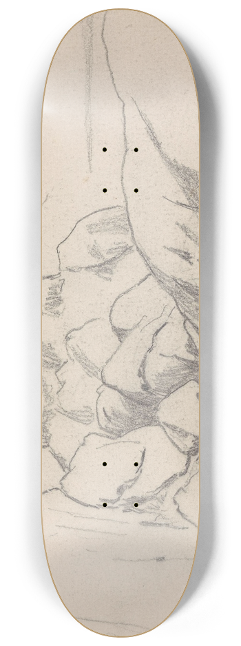 Hans Gude - Svaberg 8.25 inch art skate deck