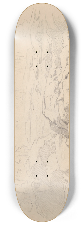 Hans Gude - Ved Labrofossen 8.25 inch art skate deck
