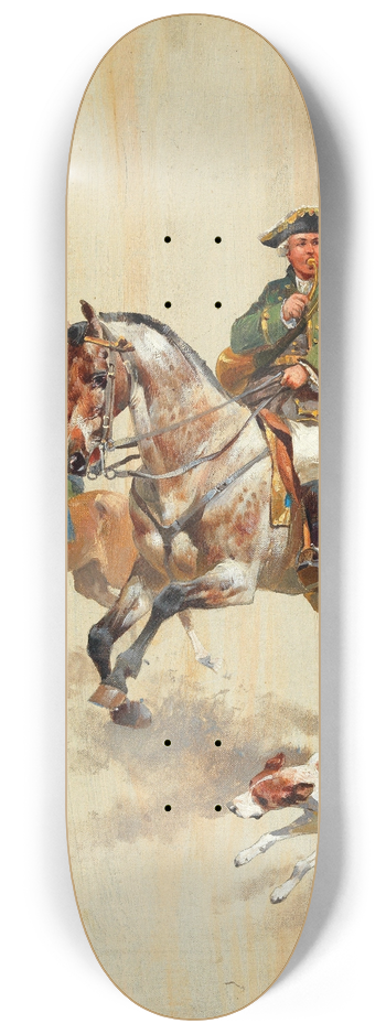 Hans Haag - Aufbruch zur Jagd 8.25 inch art skate deck