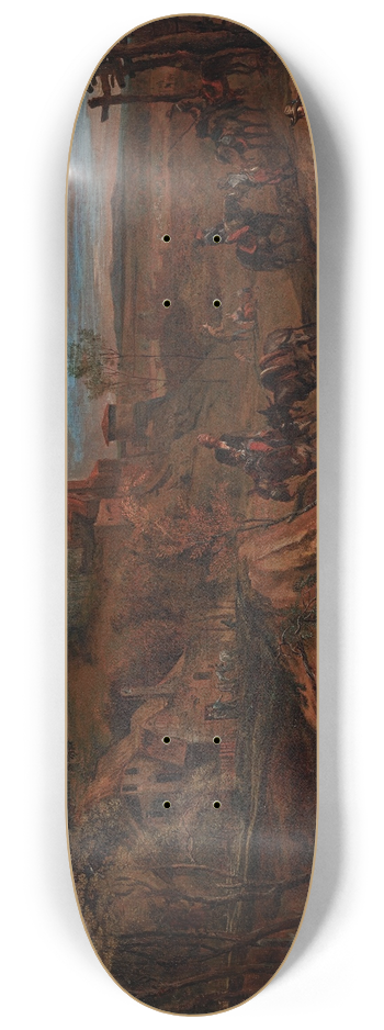 Hans Johann Baptist Graf - Herbstlandschaft 8.25 inch art skate deck