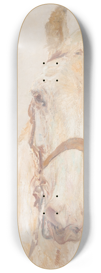 Hans Kohlschein - White horse 8.25 inch art skate deck