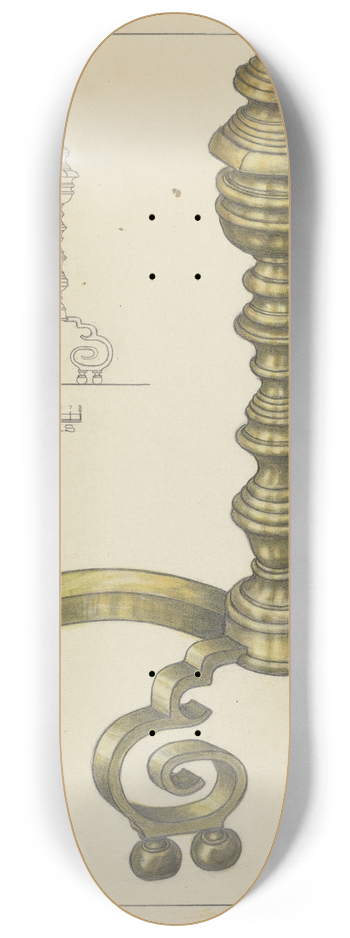 Hans Korsch - Andirons 8.25 inch art skate deck