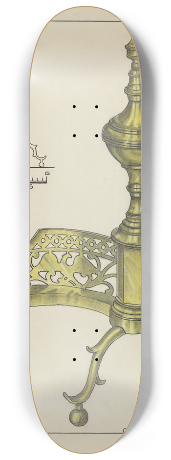 Hans Korsch - Andirons 8.25 inch art skate deck