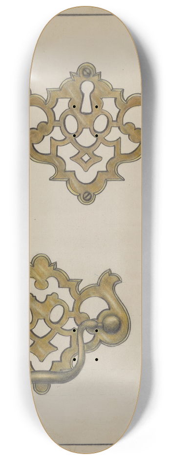 Hans Korsch - Drawer Pull 8.25 inch art skate deck